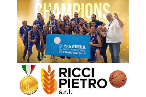 Italia Basket e Ricci Pietro Campioni del Mondo